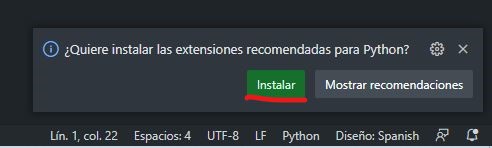 Python en Github Codespaces - Instalar extensiones recomendadas para Python en Visual Studio Code